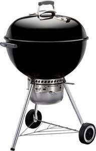 lot 3541 image: Weber - 22 in. Original Kettle Premium Charcoal Grill - Black - Retail $229.99