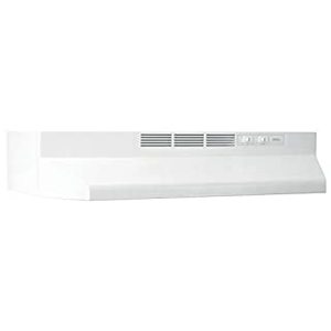 lot 3802 image: Broan 24-Inch Ductless Under-Cabinet Range Hood White