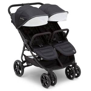 lot 3814 image: Jeep Destination Ultralight Side x Side Double Stroller, Midnight (B07B7QC8DV) - Retail $259.99