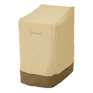 lot 12889 image: Classic Accessories 25.5 x 33.5 x 45 Beige Rectangle Patio Chair Cover with Water Resistant Material