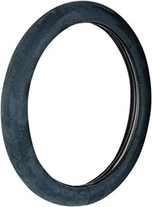 lot 1933 image: Custom Accessories 38550 Road Pilot Black Ultra Soft Steering Wheel Cover