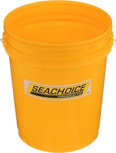lot 3552 image: Seachoice Products 5 Gallon Bucket with Handle (Yellow)