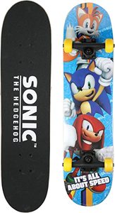 lot 7088 image: Sonic The Hedgehog Skate Board 32 in x 8 in