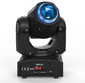 lot 12886 image: Mini LEDSpot Moving Head Light, Set Of 2