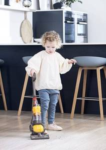 lot 12892 image: Casdon Dyson Ball Yellow Vacuum Pretend Toy With Real Suction Sounds For Kids