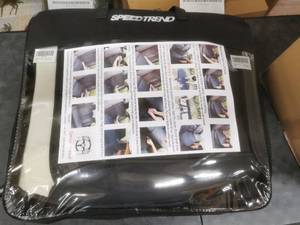 lot 1032 image: Speed Trend Leather Seats Full Set Black&Red