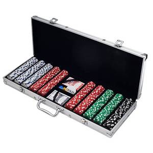 lot 1064 image: Trademark Poker Set 500pc