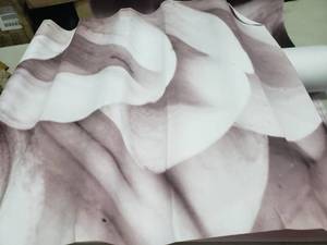lot 3561 image: 2 Feet Wide Vinyl Material GreyWhite