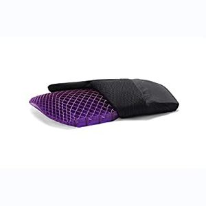 lot 3656 image: Wondergel  Purple PSCBCK01 Purple Seat Cushion Lower Back Support 19.5In X 11.5In
