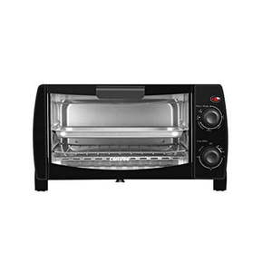lot 3978 image: Comfee Toaster Oven Countertop 4-Slice Compact Size Easy to Control with Timer-Bake-Broil-Toast Setting 1000W Black (CFO-BB101)