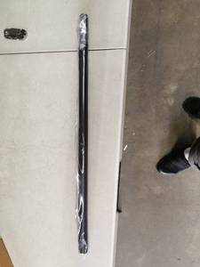 lot 12140 image: Ivilon Window Treatment Curtain Rod - Square Finials, 1 18 In Rod, 28 To 48 Inc