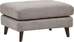 lot 1105 image: Rectangle Ottoman Gray