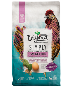 lot 1114 image: Purina Beyond Natural, High Protein Small Breed Dry Dog Food, Simply Chicken, Barley & Egg Recipe, 14.5 lb. Bag