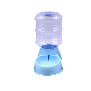 lot 3698 image: Pet Feeder Food And Water Dispenser Blue