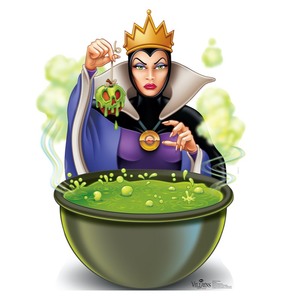 lot 3959 image: Disney Villains Cardboard Cutout Of Evil Queen