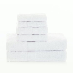 lot 3971 image: 6 Piece Towel Set, 2 Bath Towels-27 x 50, 2 Hand Towels, 16 x 27, 2 Washcloths - 12 x 12
