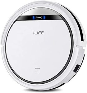 lot 3986 image: I Life Robotic Vacuum Cleaner, White