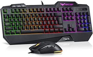 lot 8042 image: Havit, Gaming Mouse Keyboard Kit Black