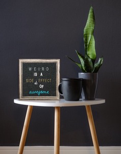 lot 12066 image: FeltInspired Felt Letter Board With Podium