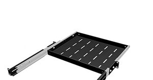lot 12112 image: Ares Vision Slideing Shelf For Server Cabinet 2-Pack 17in X 10in