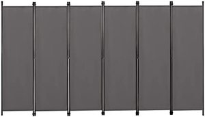 lot 12113 image: 6-Panel OutdoorIndoor 6 Folding Screen Door