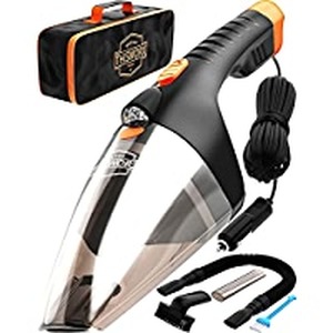 lot 12145 image: ThisWorx TWC02 Corded Car Vacuum Cleaner w Bag & 4pc Accessory Set 16 Cord NEW