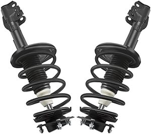 lot 12856 image: ECCPP Auto Parts Front Shock Absorber, 2 Pack, Black