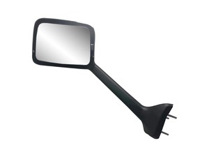 lot 12978 image: Longling Chrome Truck Hood Mirror, Left Side, BlackSilver, 21 L