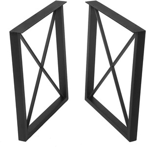 lot 8039 image: Black Metal Table Leg (2824)