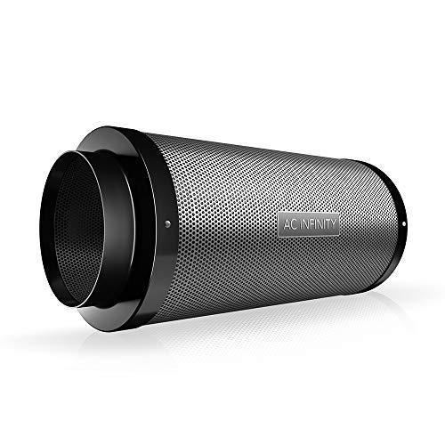 lot 6629 image: AC Infinity Air Carbon Filter 8 with Premium Australian Virgin Charcoal, for Inline Duct Fan, Odor Control, Hydroponics, Grow Rooms