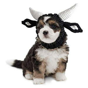 lot 9463 image: Zoo Snoods Bull Dog Costume - Neck and Ear Warmer Snood for Pets (Small)