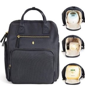 lot 9479 image: Chertsey by Idaho Jones Breast Pump Bag with Cooler Pocket and 15 Laptop Sleeve  Ultra Comfortable Pumping Supplies Bag and Breast Pump Backpack Bag for Spectra Pump S1, S2, Wearable Breast Pumps