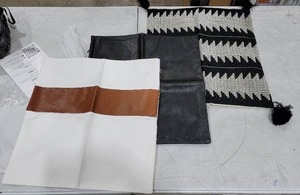 lot 9513 image: 3 Piece Throw Pillow Covers