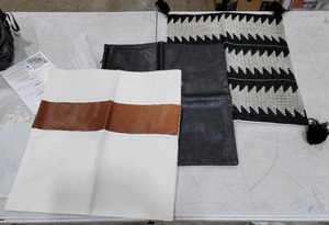 lot 9514 image: 3 Piece Throw Pillow Covers