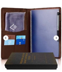 lot 9539 image: Genuine Leather Cover A5 Size 6x9 inch Brown