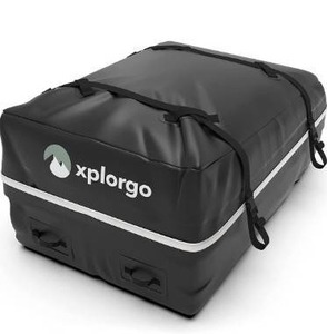 lot 9557 image: Xplorgo Car Rooftop Cargo Carrier - 15 cu ft Luggage Carrier for Car Rooftop  a Car Roof Bag or Car Roof Cargo Carrier for Top of Vehicle with or Without a Rack  100% Waterproof Car Top Carrier