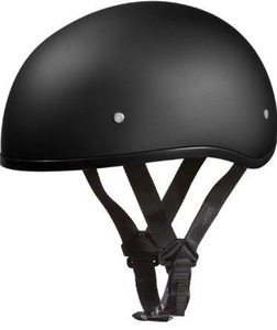 lot 9559 image: Daytona Helmets Half Skull Cap Motorcycle Helmet DOT Approved 4xl