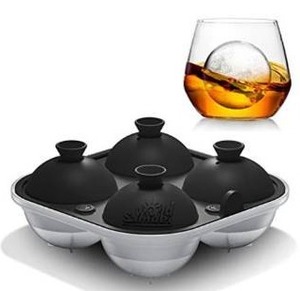 lot 9561 image: Samuelworld Large Sphere Ice Tray Mold Whiskey Big Ice Maker 2.5 Inch Ice Ball for Cocktail and Scotch