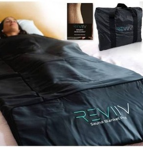 lot 9562 image: Reviiv Infrared Sauna Blanket for Detox - V2.0 Improved Features Longer Cable Portable Sauna for Home Detox - Far Infrared Saunas for Home Varied Heat Levels