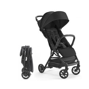 lot 8595 image: Inglesina Quid Baby Stroller, Lightweight Foldable Travel Stroller for Airplane, Onyx Black