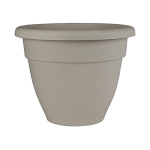 lot 8652 image: Caribbean Plastic Planter, Cottage Stone, 12