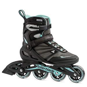 lot 8661 image: Rollerblade Zetrablade Womens Adult Fitness Inline Skate, BlackLight Blue, US Womens 9