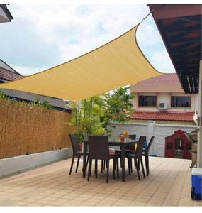 lot 39742 image: Artpuch 10 x 13 Shade Sails 185GSM Rectangle Shade Sail UV Block for Patio Garden Outdoor Facility