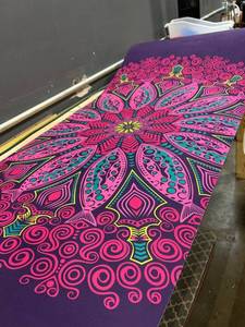 lot 39765 image: Yoga Mat Colorful 24 inch Wide