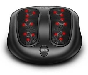 lot 59890 image: Nekteck Foot Massager with Heat, Shiatsu Heated Electric Kneading Foot Massager Machine for Plantar Fasciitis, Built-in Infrared Heat Function and Power Cord