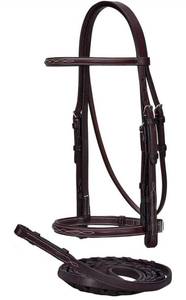lot 61361 image: Dover Saddlery Suffolk Hunter Bridle, Brown