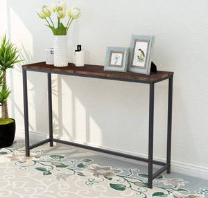 lot 61386 image: Console Sofa Tables End Table Computer Desk Coffee Snack Console Tables for Living Room Or Corridor Hallway Rustic Brown Color Wood