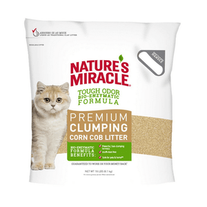lot 61432 image: Nature s Miracle Premium Clumping Corn Cob Litter Bio-Enzymatic Formula 18 lb