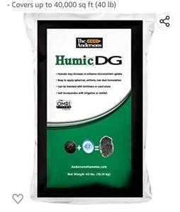 lot 71799 image: The Andersons Humic DG Organic Soil Amendment - Covers up to 40,000 sq ft (40 lb)