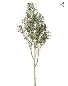 lot 71863 image: Artificial Olive Tree, 7 x 2, Green